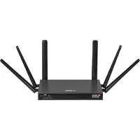 Edimax 5G-8649AX, Wi-Fi 5 (802.11ac), Dual-Band (2,4 GHz/5 GHz), Ethernet/LAN, 5G, Schwarz, Rack-/Wandrouter