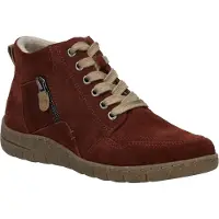 Josef seibel Stiefelette "Estenra 01, rot-kombi", Damen, Gr. 39, rot (rot, kombi), Obermaterial: 100% Rindsleder Leather cow., Schuhe Stiefelette