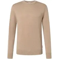 JOOP! JEANS Herren Strickpullover - Laurelor, Feinstrick, Wolle, Rundhals, Bündchen, einfarbig Braun / XL