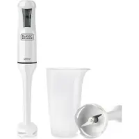 Black & Decker Stabmixer BXHB500E 500Watt Anti-Splash-Design Edelstahlmesser Easy-to-clean