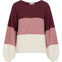 Vila Vimarley U-boot-ausschnitt Strickpullover
