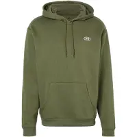 Under Armour Herren Kapuzenpullover Rival Fleece Hoodie 6013448-391 S - Marine OD Green/White - S