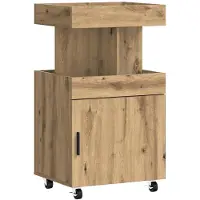 Syfax Barwagen Artisan-Eiche 50 x 41 x 89 cm Holzwerkstoff