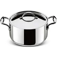 Lagostina 8900533639, Edelstahl, Edelstahl, Edelstahl, Keramik, Gas, Halogen, Induktion, Versiegelte Platte, Edelstahl, Edelstahl