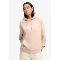 Superdry Kapuzensweatshirt "Luxe Casual Emb Relaxed Hood", Baumwolle, oversize