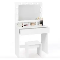 OEM LED-Spiegelkruk mit 4 Nischen und Ladestation - Hochwertige Qualität - Dauerhaftes Material - Moderne Ausstattung - Praktisch und Funktional - Elegantes Design - Ideal für den täglichen Gebrauch