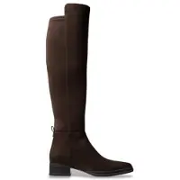 Michael Kors für Damen. 40F6LXMB1S Lex Stiefel Schokoladenbraun (7.0), Stoff, Wohnung, Keine, Lässig