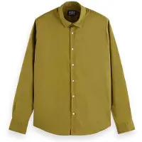 Scotch & Soda Seasonal Essentials Solid Langarmhemd