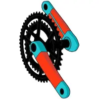 RideWrap Mtb Kurbelschutzaufkleber