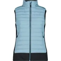 CMP Hybrid Weste Damen Kunstfaserwesten blau Größe XS Trekking Wasserabweisend Primaloft