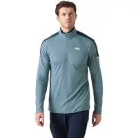 Helly Hansen für Herren. 34611 Jersey mit halbem Reißverschluss HP blau (XL), Lässig, Sportlich, Polyester