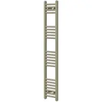 LuxeBath Handtuchheizkörper Sahara 300x1400 mm Beige, Badheizkörper Seitenanschluss, Handtuchtrockner gerade, Handtuchhalter Wandheizkörper Badezimmer