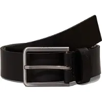 Calvin Klein Ledergürtel JEANS "35MM ESSENTIAL BELT", Herren, Gr. 115, schwarz, Leder, unifarben, Gürtel Ledergürtel