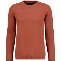 Ragman Rundhalspullover , Herren, Gr. 52, orange (cognac, 542), Strick, 100% Baumwolle, Rundhals, Pullover Rundhalspullover