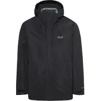 Jack Wolfskin Pinetrail 3in1 Herren Doppeljacke grau Größe S Trekking Wasserdicht Wasserabweisend