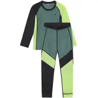 Color Kids - Kid's Ski Underwear Colorblock - Kunstfaserunterwäsche Gr 164 bunt