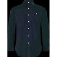 Ralph Lauren für Herren. 710853123506 Cordhemd Custom Fit marineblau (S), Lässig, Baumwolle, Klassisch, Langarm