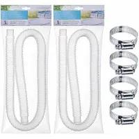 OEM Schwimmbecken-Sprinklerrohr 3,25 cm - Flexibel polyethyleen - Lekvrij und dauerhaft - Kompatibel mit Filterpumpen 330/530/1000 GPH - Schwimmbecken-Sprinklerrohr