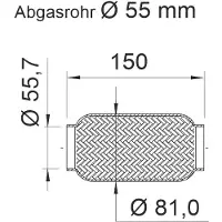 ERNST Flexrohr, Abgasanlage 460408