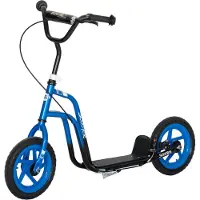 AIYAPLAY Roller Kinder Kickscooter mit verstellbarem Lenker 12 Zoll Räder Blau