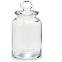 Pasabahce Vorratsdose Glas mit Deckel 1L ideal für Tee Kaffee Gewürze Pasta transparent