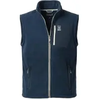LPO Fleeceweste "Ravin", Herren, Gr. XL, blau (navy), 100% Polyester, regular fit, Westen Fleeceweste, mit Langhaarfleece