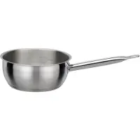 GSW Sauteuse "Le Chef", silber (silberfarben), H:7,8cm Ø:18cm, Töpfe, Sauteuse, Topf aus hochwertigem Edelstahl 18/10 in Gastro-Qualität