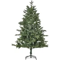 HOMCOM künstlicher Weihnachtsbaum Tannenbaum zusammenklappbar und abnehmbar Grün
