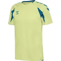 Hummel Hmlcore 2.0 Jersey S/S - pale lime yellow/celestial, Größe:4XL