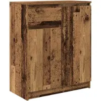 vidaXL Sideboard mit Schublade Altholz-Optik 71x35x84 cm Holzwerkstoff