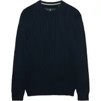 Superdry Cotton Cable Knit Crew Pullover
