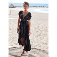 LASCANA Strandkleid mit Bändern zum Knoten