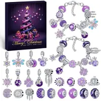 Sonstiges Adventskalender Schmuck Bastelset 24 Tage Charm Armband Mädchen Weihnachten 2026