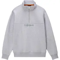 Napapijri B-box Logo Half Zip WI light grey melange (795) S