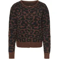 ONLY Strickjacke "ONLALIVIA O-NECK BUTTON CARDIGAN KNT" Materialmix, regular fit