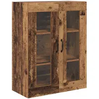 vidaXL Highboard Altholz 69,5 x 34 x 180 cm Holzwerkstoff