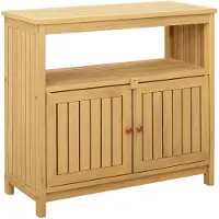 vidaXL Gartenkonsole Tisch Helles Akazienholz 80 x 35 x 75 cm