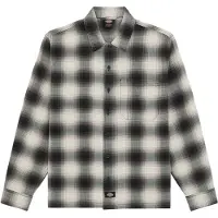 Dickies - Lässiges Flanellhemd – Herren – Gulfport Flannel Shirt - Gulfport Flannel Shirt Black für Herren aus Baumwolle - Größe M -
