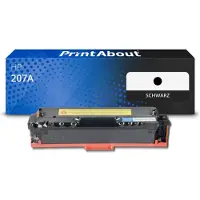 PrintAbout Toner kompatibel mit HP 207A (W2210A) - Schwarz