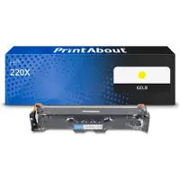 PrintAbout Toner kompatibel mit HP 220X (W2202X) - Gelb - Hohe Kapazität