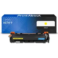 PrintAbout Toner kompatibel mit Canon 067H Y - Gelb - Hohe Kapazität