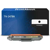 PrintAbout Toner kompatibel mit Brother TN-247BK - Schwarz - Hohe Kapazität