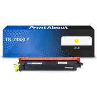 PrintAbout Toner kompatibel mit Brother TN-248XLY - Gelb - Hohe Kapazität