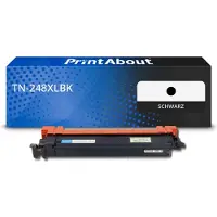 PrintAbout Toner kompatibel mit Brother TN-248XLBK - Schwarz - Hohe Kapazität
