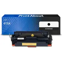 PrintAbout Toner kompatibel mit HP 415A (W2030A) - Schwarz
