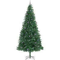 vidaXL Künstlicher Weihnachtsbaum mit 300 LEDs mit Ständer Grün 300 cm