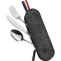 Cilio Besteckset VIAGGIO schwarz 3-tlg. 545845 4017166545845