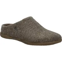 Josef seibel Damen Hausschuh Filz-Pantoffel Knopf flexibel 84813 Cassandra 13, Größe:40 EU, Farbe:Beige
