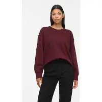 Vila Vivera Rundhals Langärmeliges Sweatshirt