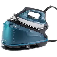 Rowenta DG7623, Dampfbügelstation mit Druckdampf, 2200 W, 325 g/min, Mikrodampf 400 HD Laser-Grundplatte, 6,3 bar, 1,1 l